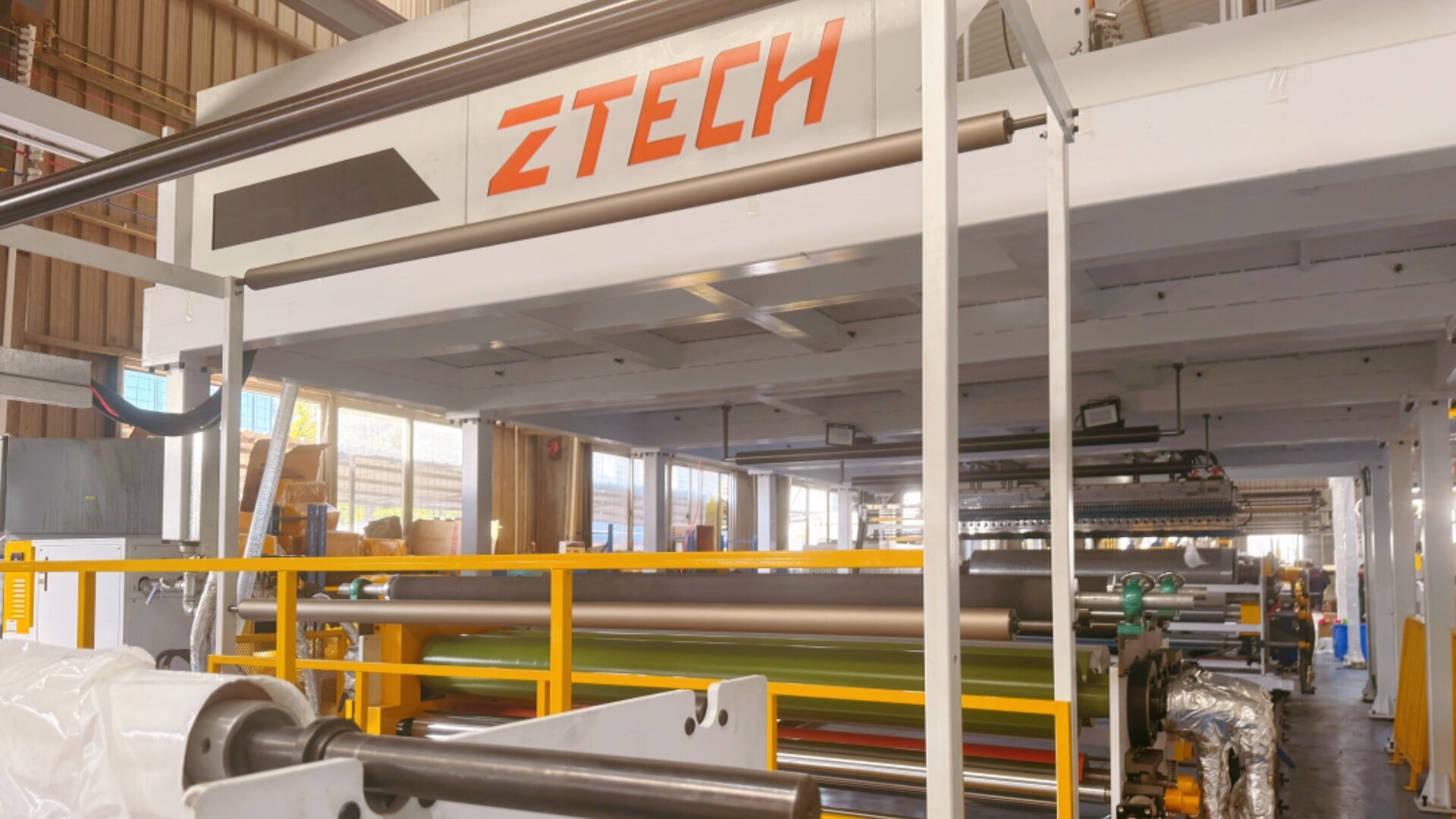 捷克客户气泡膜机成功验收：ZTECH展示实力